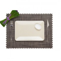 Dinner Design Dikdörtgen Amerikan Servis-Coal