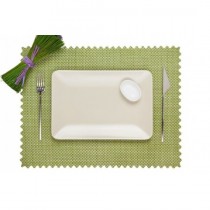 Dinner Design Dikdörtgen Amerikan Servis-Lawn