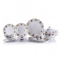 Porio 74 Parça Bonechina Yemek Takımı (M52-104)
