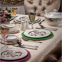 Porio 74 Parça Bonechina Yemek Takımı (M48-114)