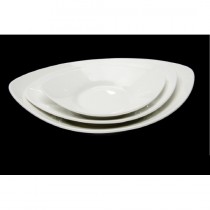 3'lü Porselen Kayık Tabak