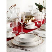 Pierre Cardin 86 Parça Yemek Takımı (Taylor Red)