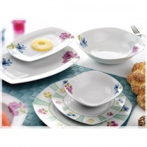 Noble Life 28 Parça Porselen Yemek Takımı-My Garden