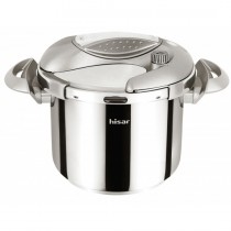 Hisar 6 Litre Düdüklü Tencere-Mercury Gri