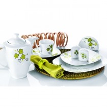 Noble Life 43 Parça Porselen Kahvaltı Takımı-Green