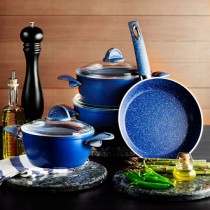 Pierre Cardin Granit Tencere Seti (Mavi)