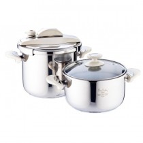 Pierre Cardin Chief 4-7 Lt Düdüklü Tencere Seti (Ekru)