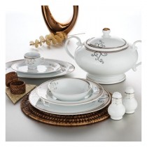 Aryıldız 84 Parça Porselen Yemek Takımı-Elegant