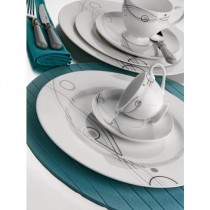 Kütahya Porselen 84 Parça Porselen Yemek Takımı-Transparent Bone 15101