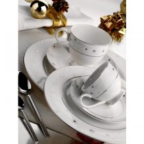 Kütahya Porselen 84 Parça Porselen Yemek Takımı-Transparent Bone 15107