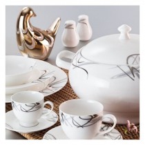 Aryıldız 84 Parça Porselen Yemek Takımı-Ren