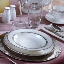 Pierre Cardin 86 Parça Yemek Takımı (Elegance Silver)