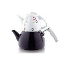 Noble Life Porselen Emaye Çaydanlık-Marine