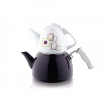 Noble Life Porselen Emaye Çaydanlık-Labirent