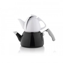 Noble Life Porselen Emaye Çaydanlık-Black Wings