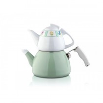 Noble Life Porselen Emaye Çaydanlık-My Garden