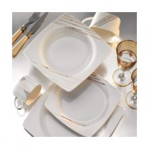 Kütahya Porselen 84 Parça Porselen Yemek Takımı-Aliza Bone 25100