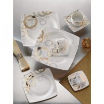 Kütahya Porselen 84 Parça Porselen Yemek Takımı-Aliza Bone 35101