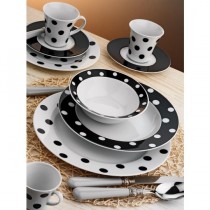 Kütahya Porselen 24 Parça Porselen Yemek Takımı-Puantiyeli B