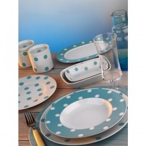 Kütahya Porselen 24 Parça Porselen Yemek Takımı-Puantiyeli TR
