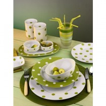 Kütahya Porselen 24 Parça Porselen Yemek Takımı-Puantiyeli Y