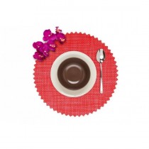 Dinner Design Yuvarlak Amerikan Servis-Red